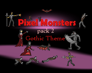 Top game assets tagged Pixel Art and Vampire 