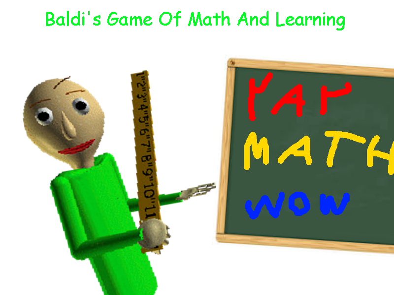 Baldi's Game Of Math And Learning