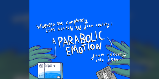 Cover image for Wherein She Completely Cuts Herself Off from Reality; A Parabolic Emotion from Recovery into Despair