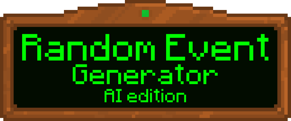 Random Event Generator: AI edition