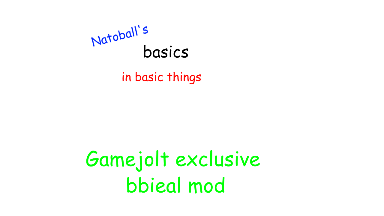 Natoball's basics in basic stuff