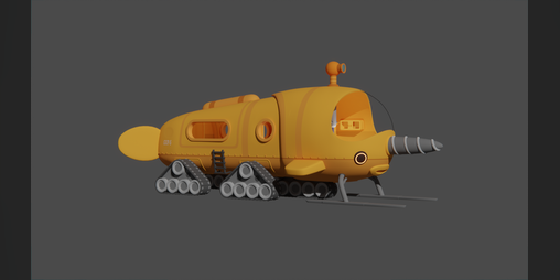 Cover image for Gup - S Submarine model ( Blender )