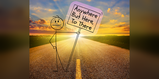 Cover image for Anywhere But Here, To There