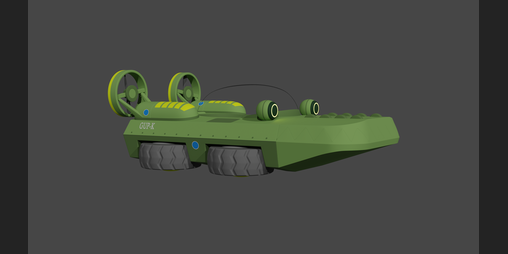 Cover image for Gup - K Submarine model ( Blender )