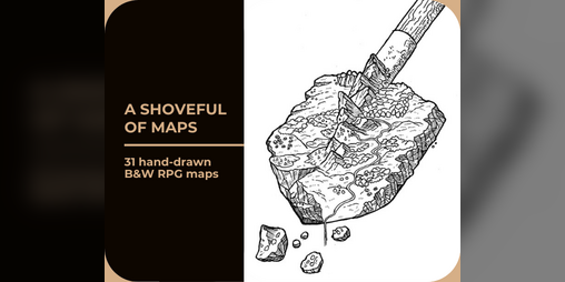 Cover image for A Shovelful of Maps - Art Book and Map Pack