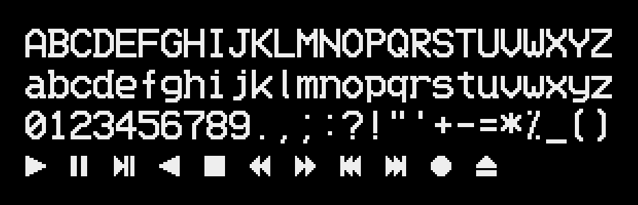 Pixel Font - TAPE