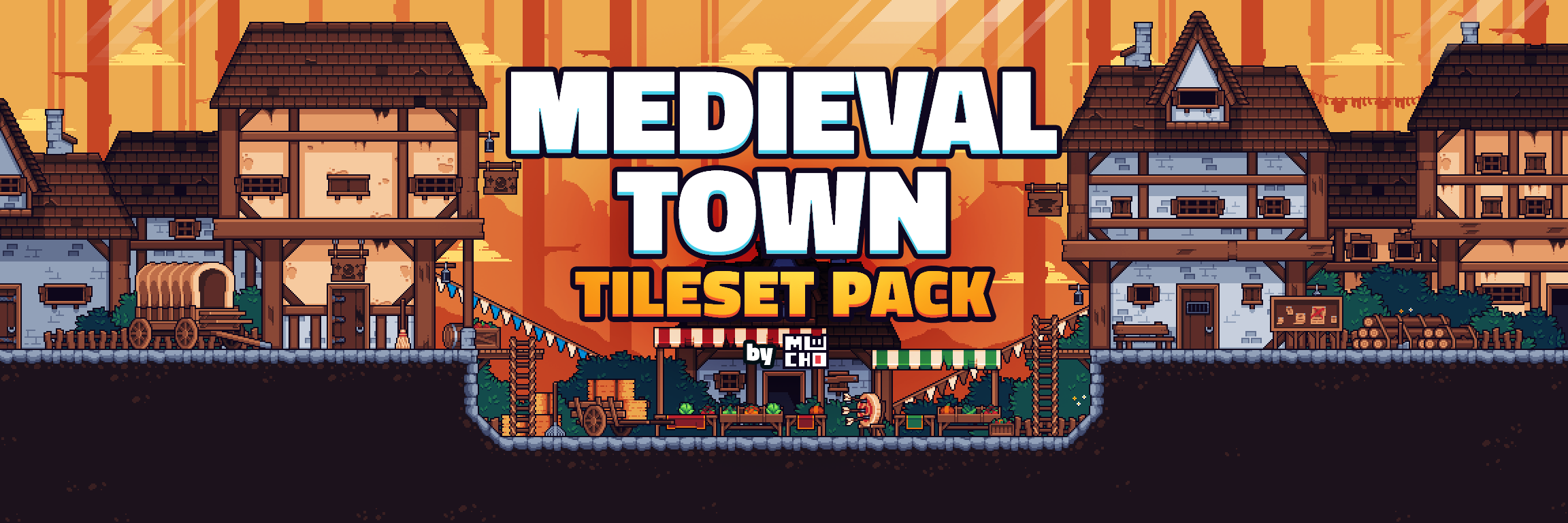 Medieval Town Tileset Pack