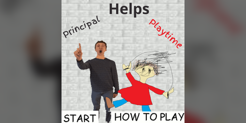 Cover image for Principal helps playtime