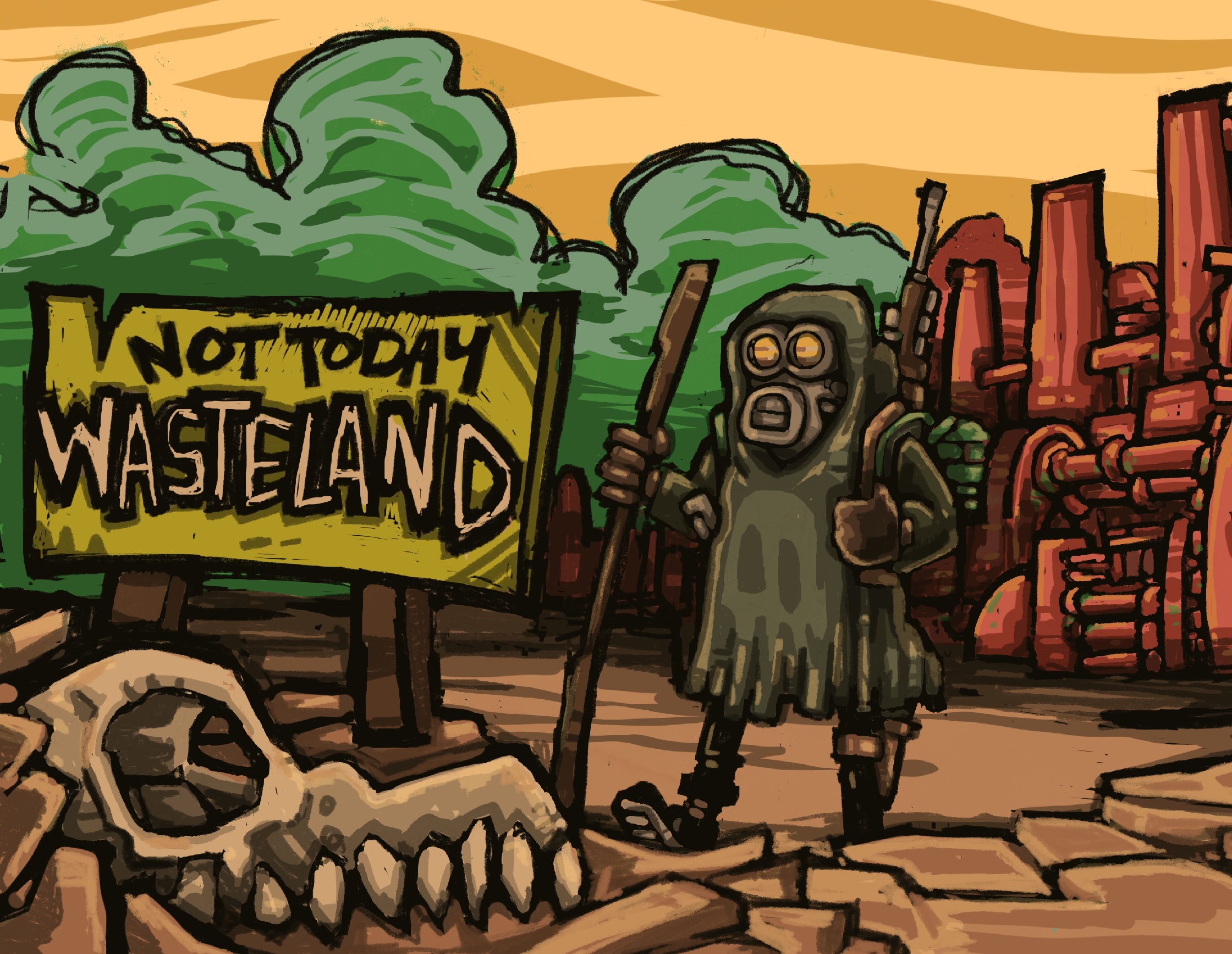 Cover image for Not Today Wasteland (ITA)