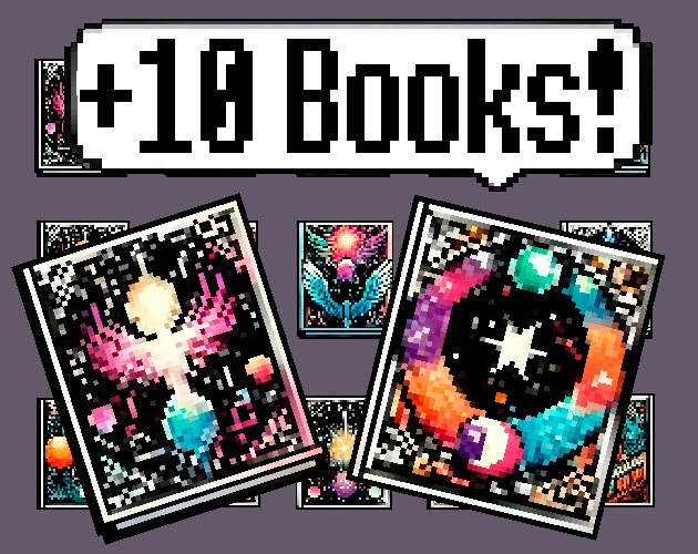 Pixel art Sprites! - Books! #2 - Items/Objets/Icons/Tilsets