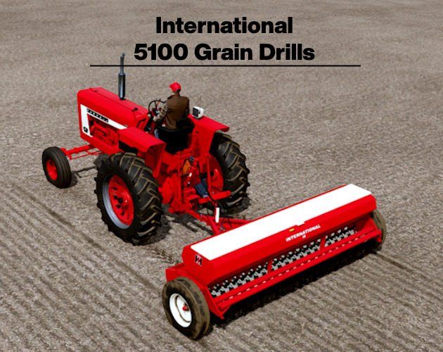 Cover image for FS22 International 5100 Grain Drills