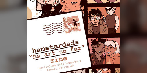 Cover image for "hs art so far" scrapbook zine