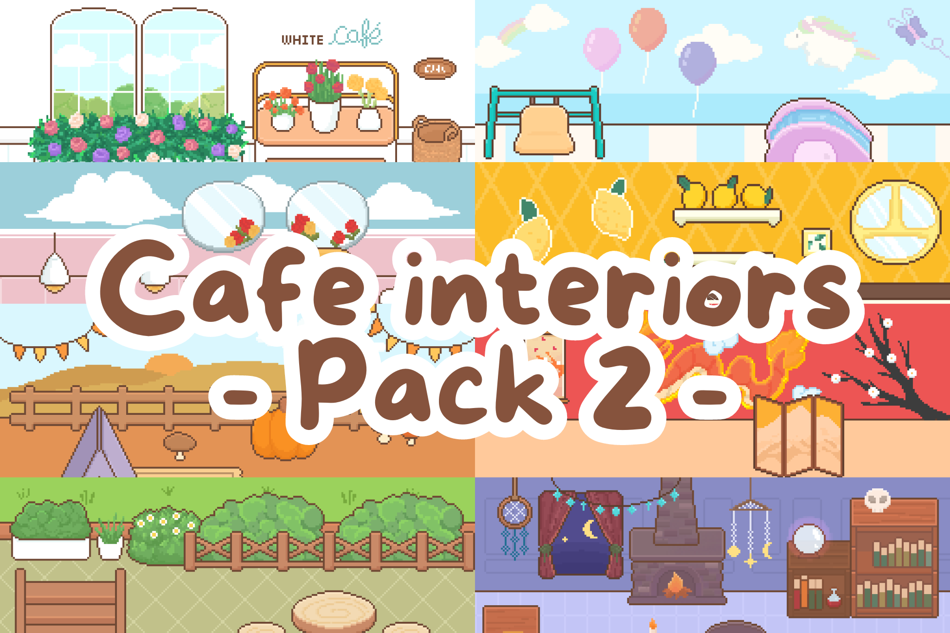 300+ Cafe interiors - Pack 2