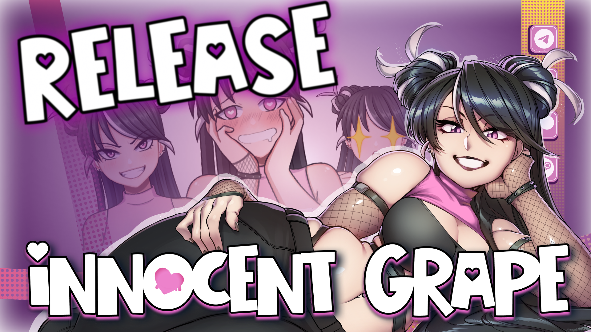 Cross Promo] Innocent Grape - RELEASE on Steam 🍇 - Lyndaria: Lust  Adventure (Adult game NSFW 18+) Furry by Lustrationteam