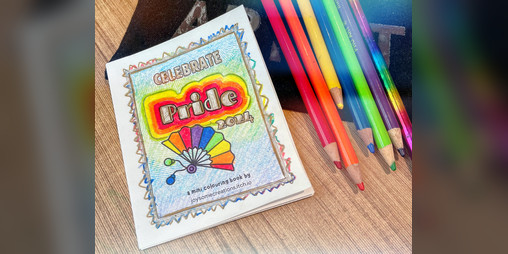 Cover image for Celebrate Pride Coloring Zine
