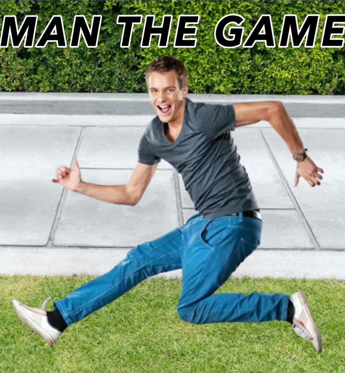 Cover image for Man The Game