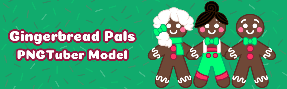 Customizable Gingerbread Pal PNGTuber Model