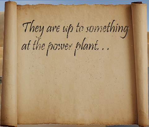 Something wrong at the power plant
