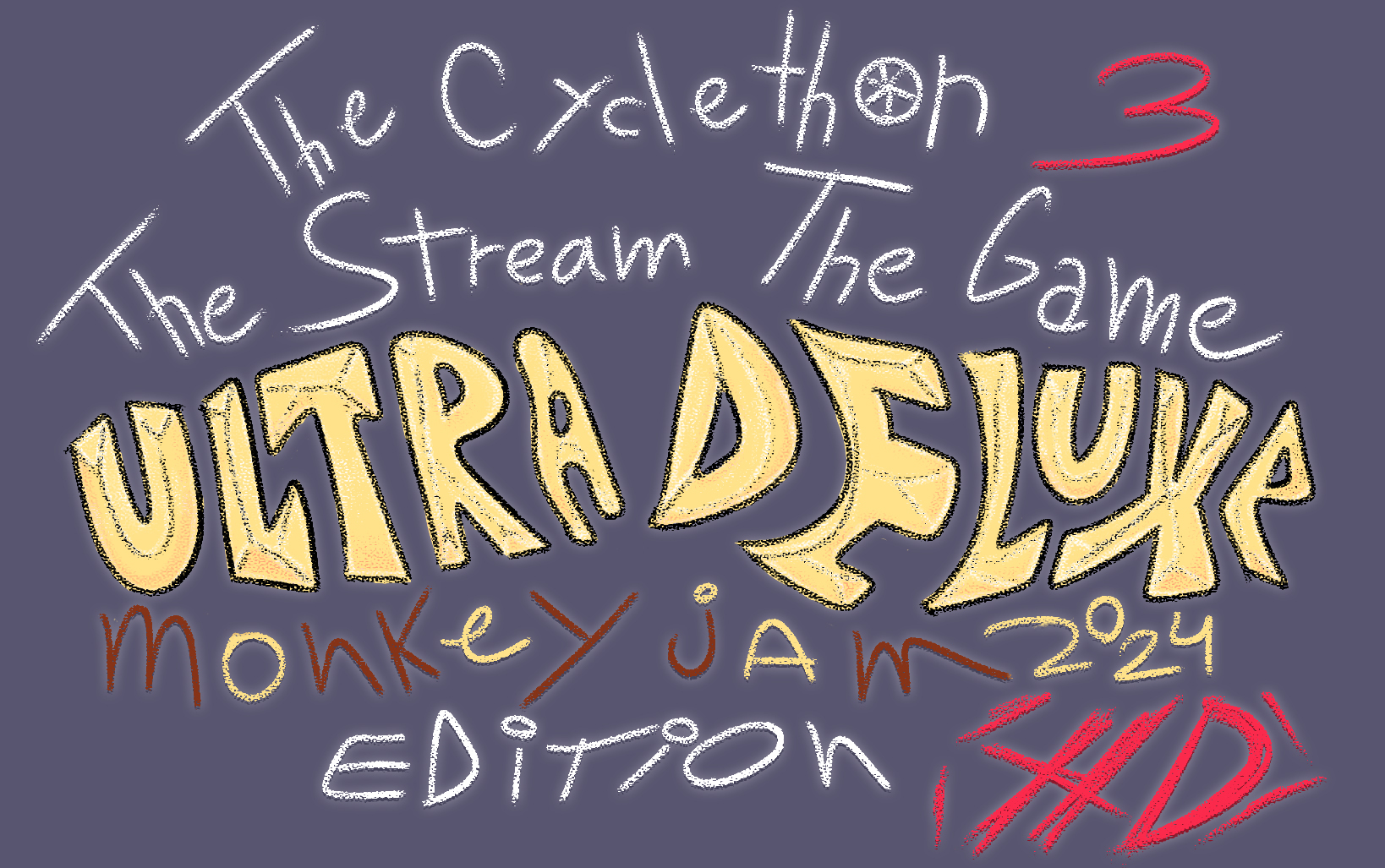 The Cyclethon 3 The Stream The Game Ultra Deluxe Monkey Jam 2024 Edition HD