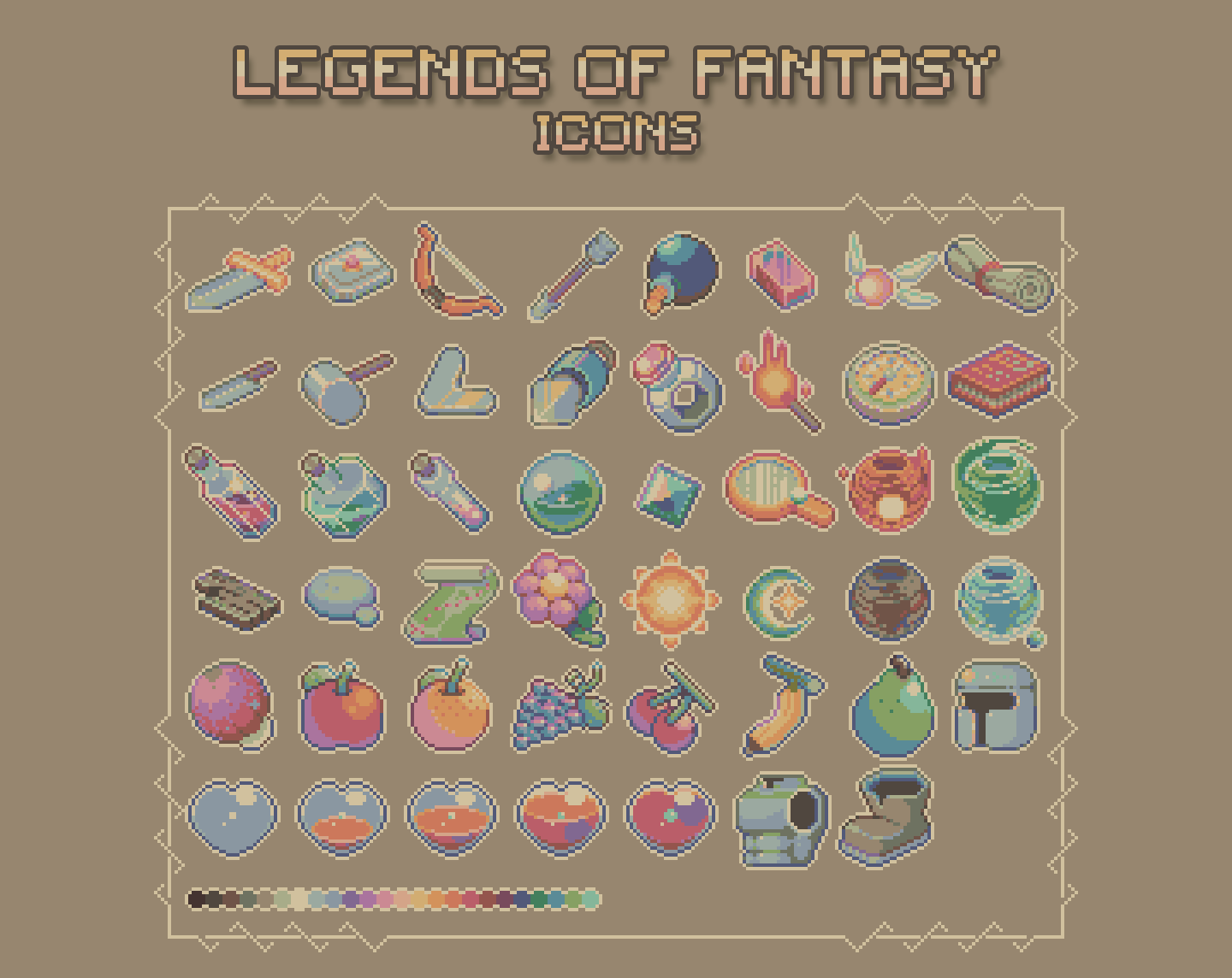 Legends of Fantasy Icons 32x32