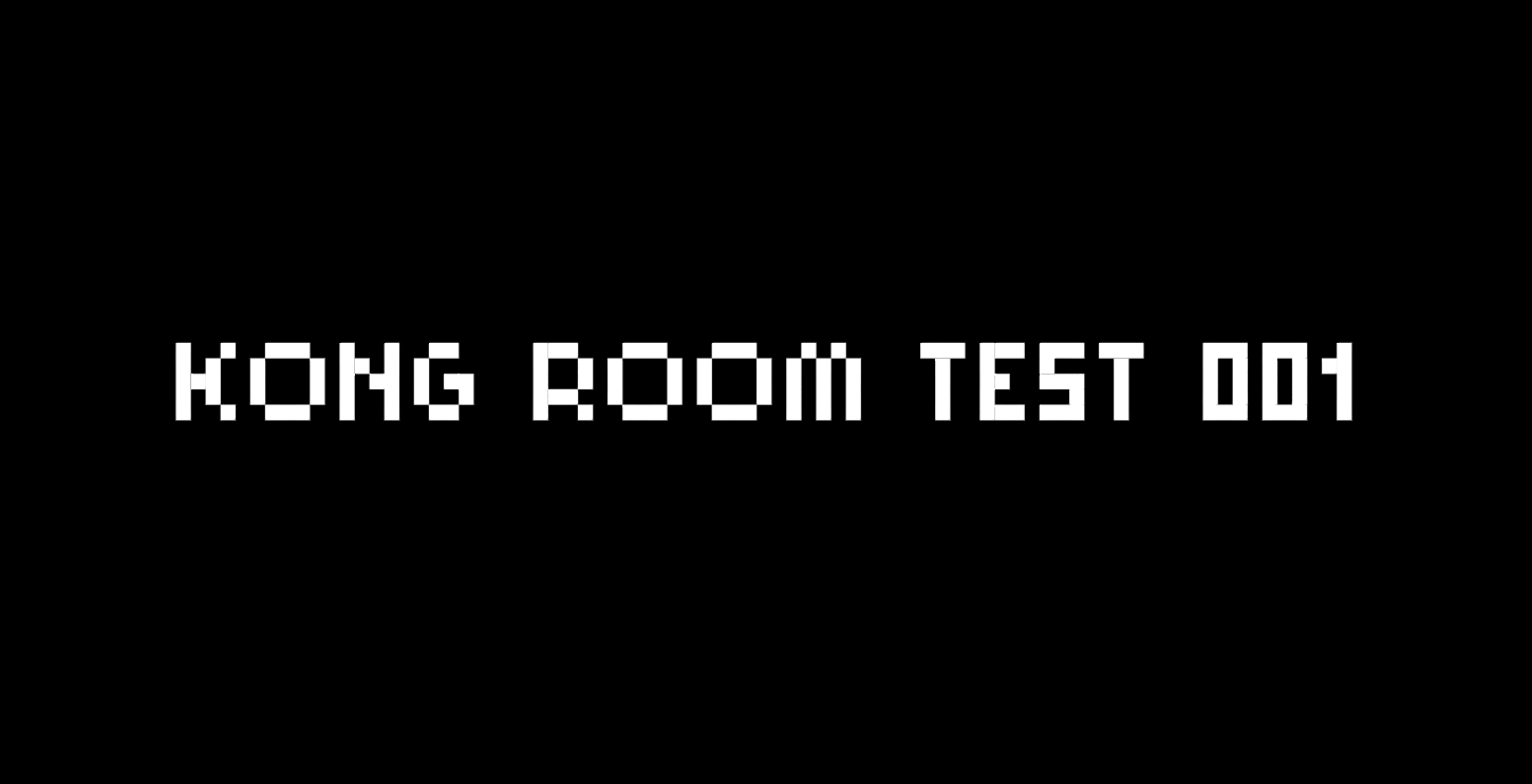 Kong room test 001