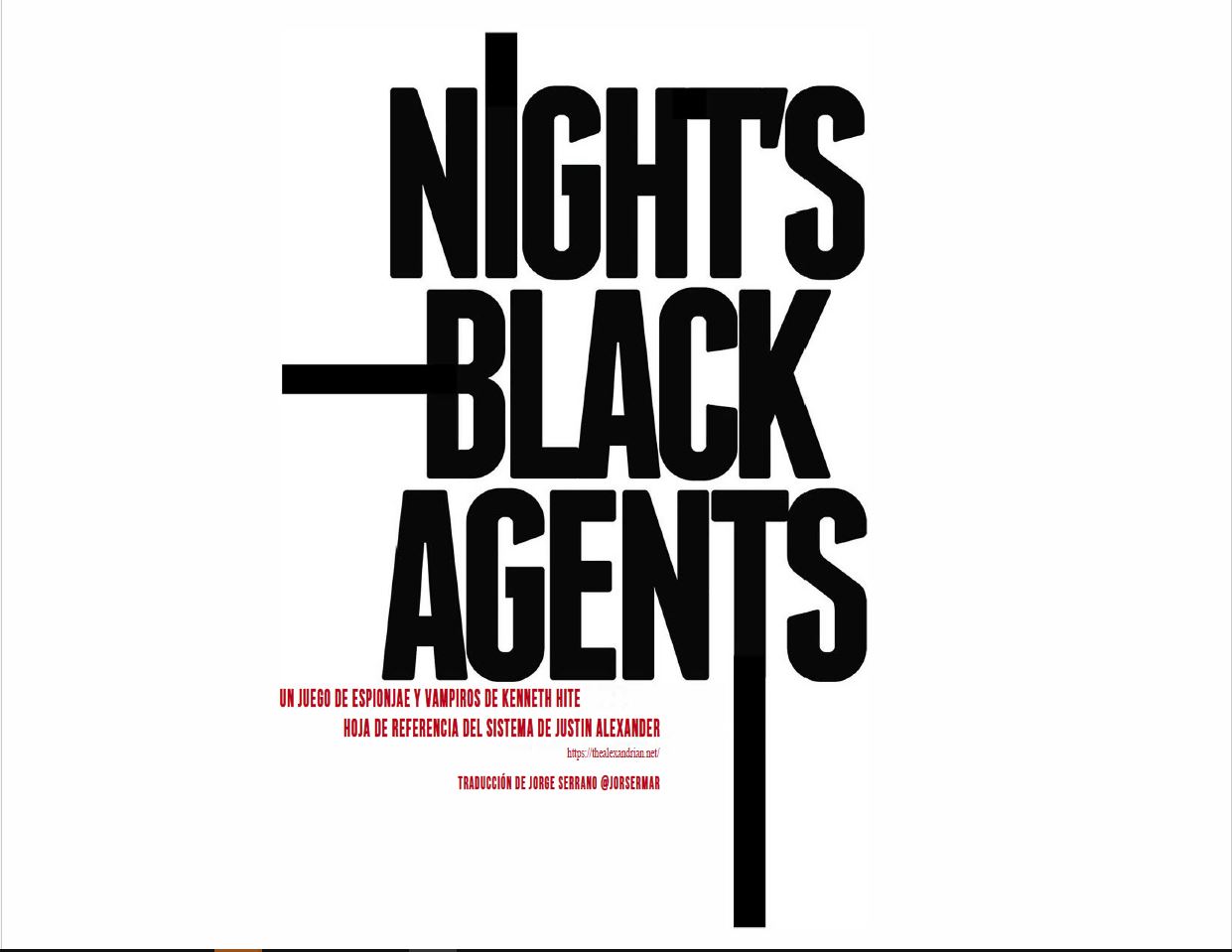 Cover image for Hojas de referencia rápida para Agentes de la Noche