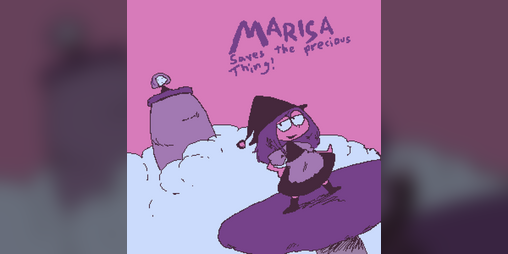 Cover image for Marisa saves the Precious Thing!