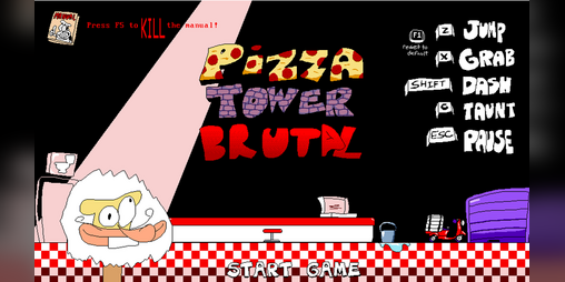 Cover image for pizza tower brutal