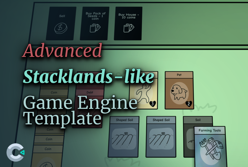 Advanced - Stacklands-like Template (Construct 3)