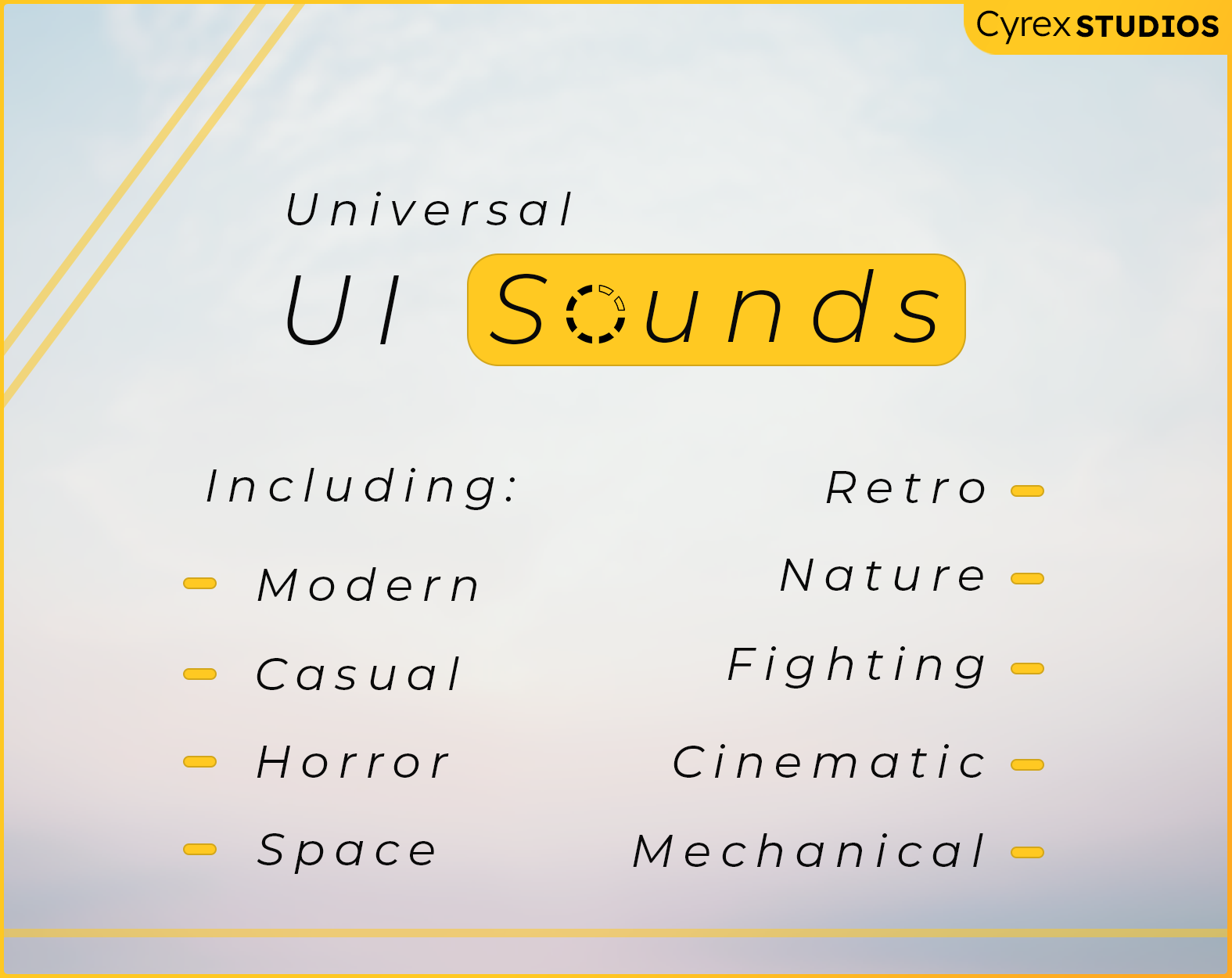 UI Sound Pack by Cyrex Studios