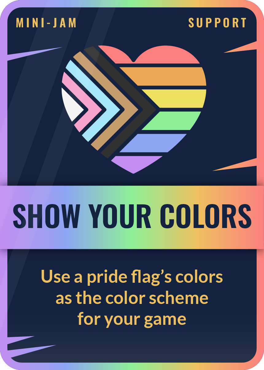 The 'Show Your Colors' wildcard!