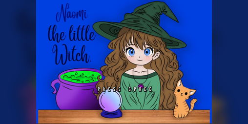 Cover image for Naomi, The little Witch