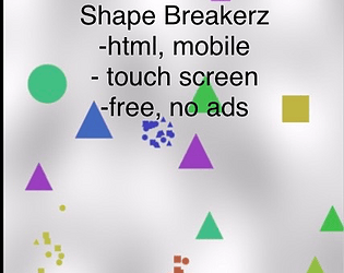 Shape Breakerz - web mobile touch, free / no ads