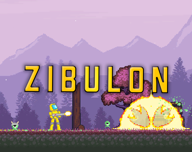 Cover image for Zibulon - Side-Scrolling Alien Survival Shooter