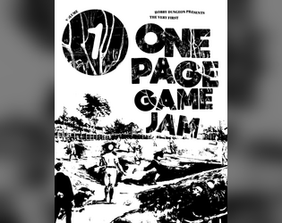 One Page Game Jam Vol.1   - 51 free one-page games! 