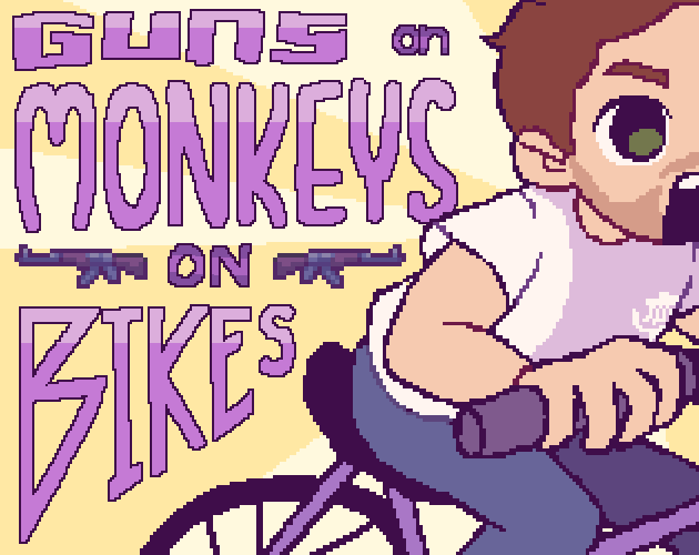 Cover image for Guns on Monkeys on Bikes