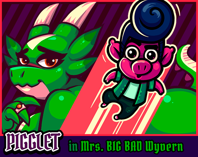 Cover image for Pigglet in Mrs. Big Bad Wyvern (18+)