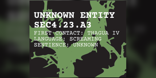 Cover image for UNKNOWN ENTITY