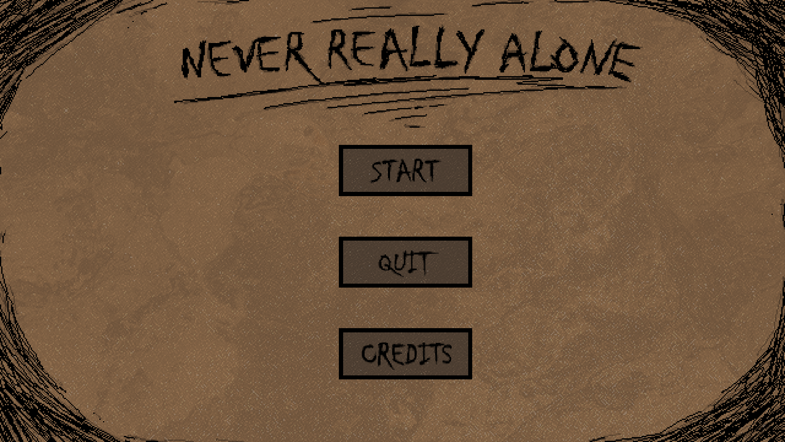Cover image for Never Really Alone