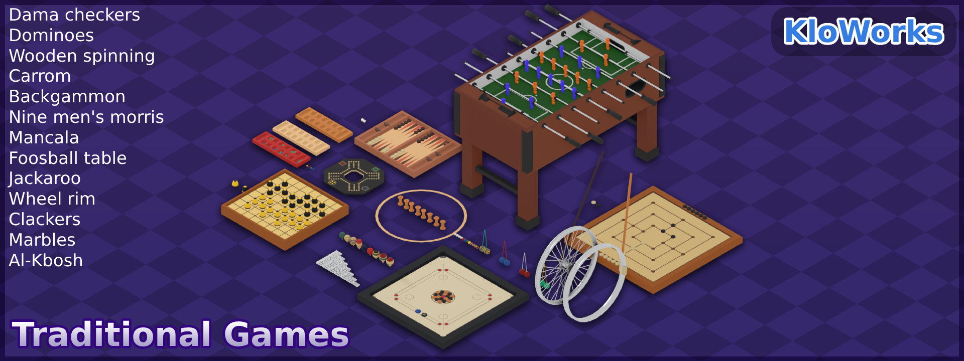 Traditional Games Asset Pack