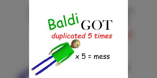 Cover image for Baldi Got duplicated 5 times