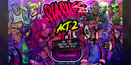 Cover image for Slasher U: Act 2: An 18+ Horror Movie Dating Sim [Alpha]
