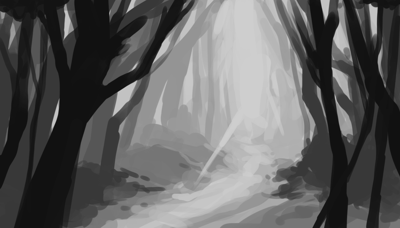 Cover image for The trees surround us.