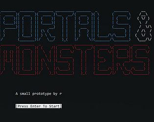 Portals & Monsters Prototype