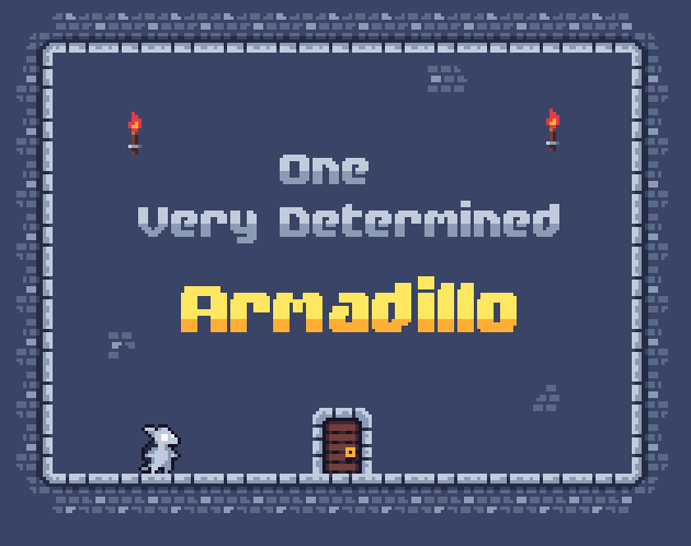 Cover image for One Very Determined Armadillo
