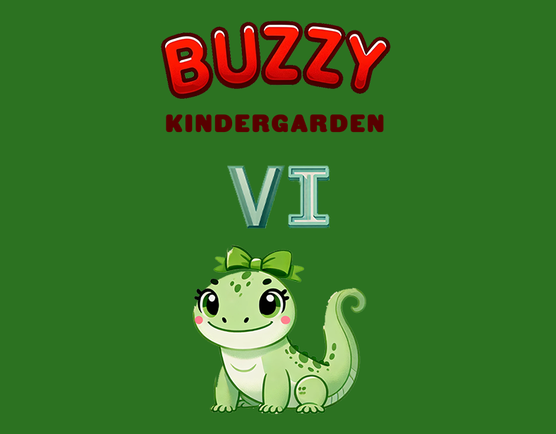 Cover image for buzzy kindergarden 6