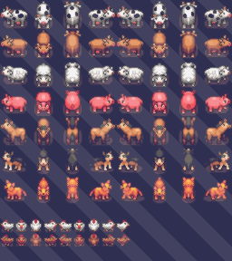 Farm Animals + Animations by RareOnion