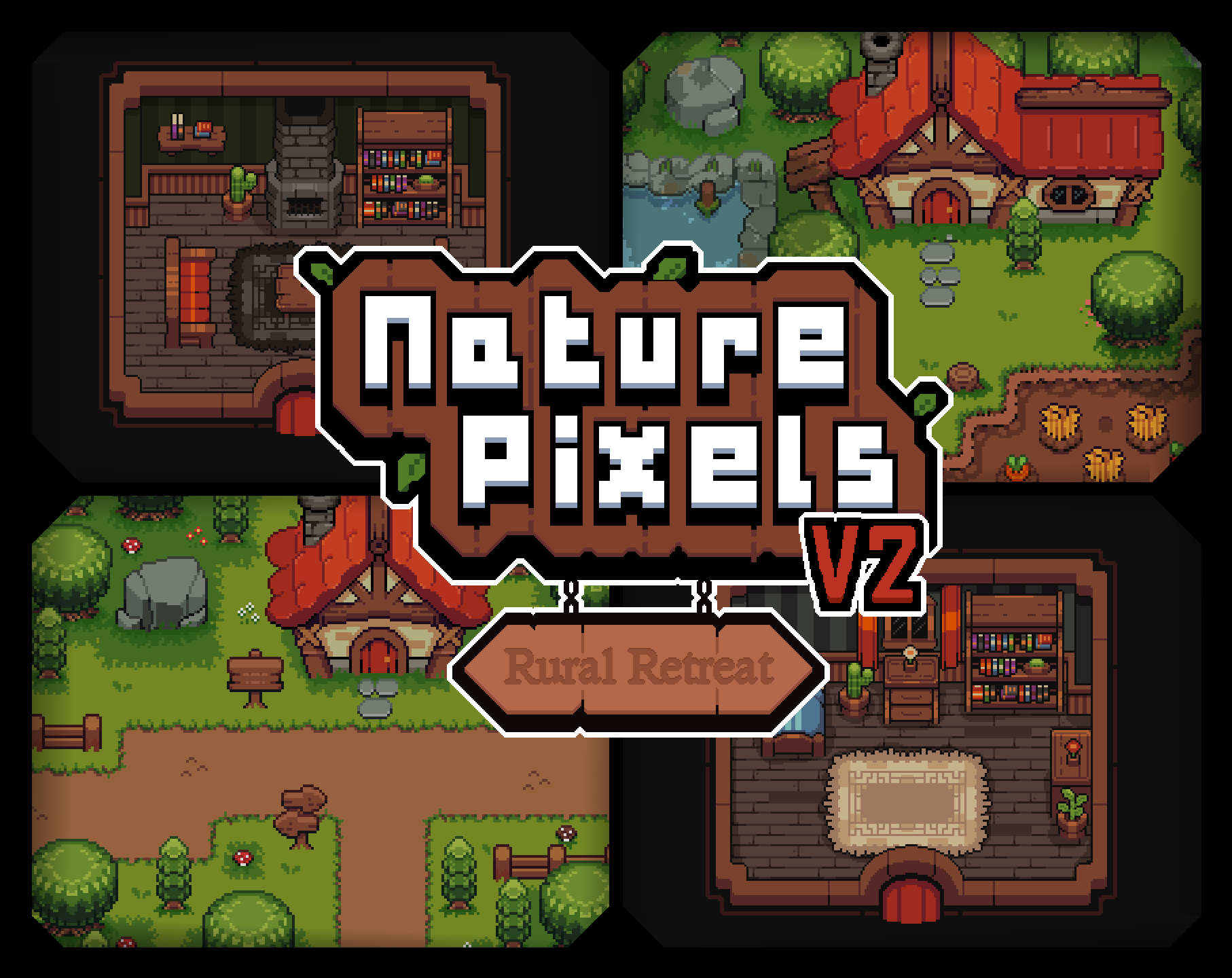 Nature Pixels V2 : Rural Retreat Expansion Pack by Gowl