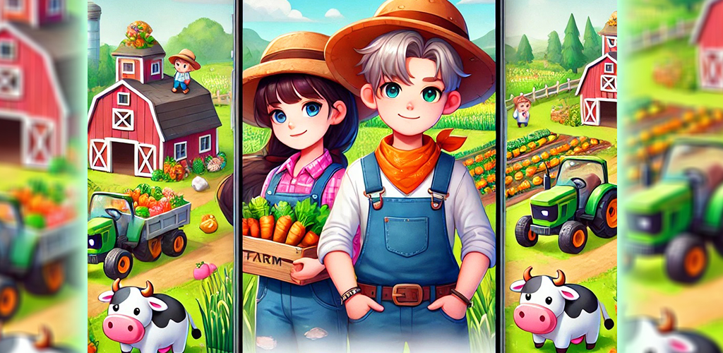 Farm Life Village Shop Sim 3D