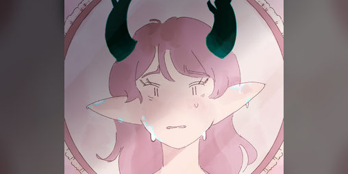 Cover image for i woke up a demon.